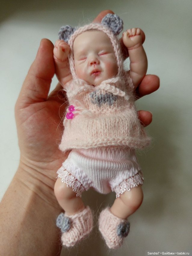 Авторская малышка из полимерной глины (фото 6)