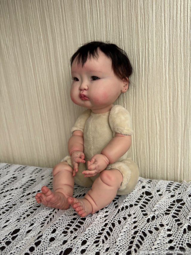 Шарнирная кукла. Мини реборн (фото 6)