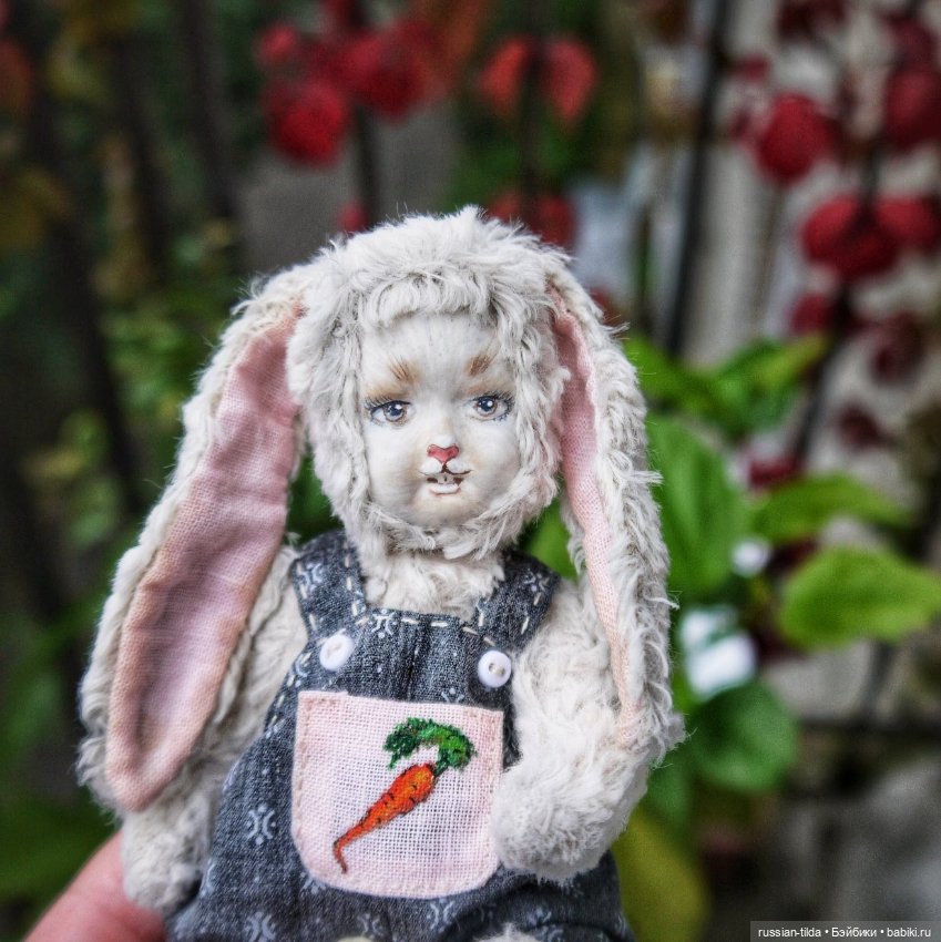 Зайка тедди-долл — Авторские игрушки