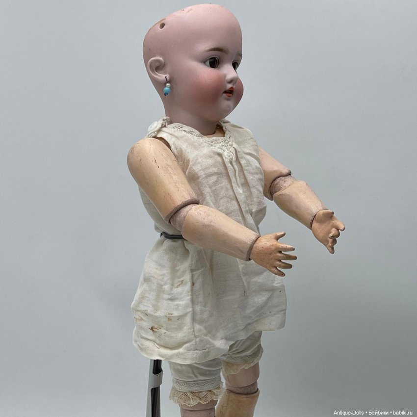 Антикварная немецкая кукла Franz Schmidt, 42 см, ориентировочно 1900 год (фото 10)