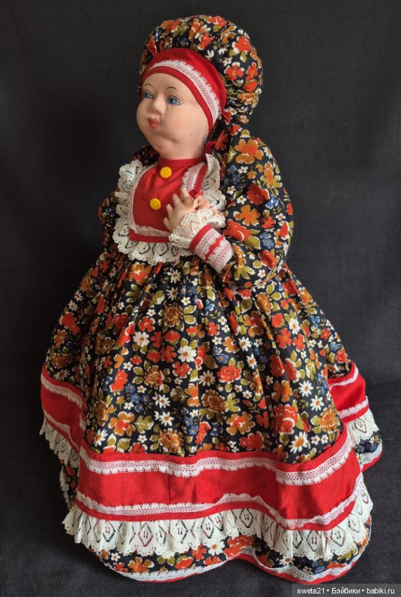 Кукла-грелка на чайник СССР (фото 4)