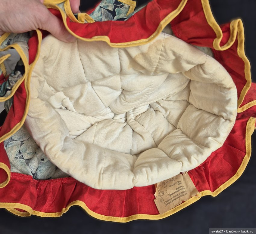 Кукла-грелка на чайник СССР