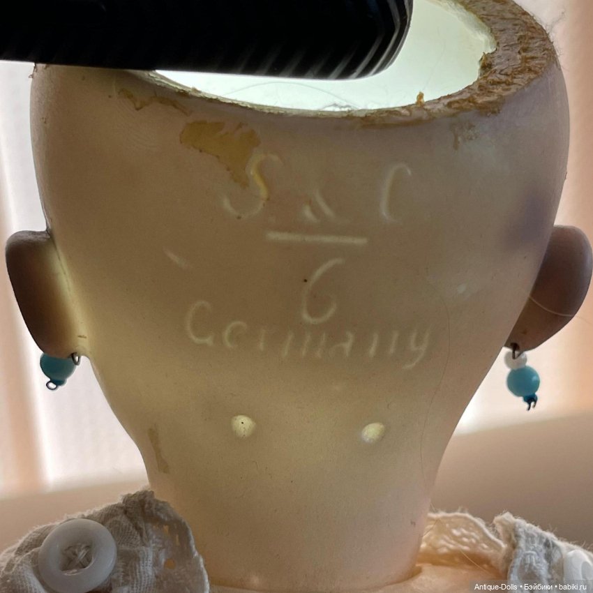 Антикварная немецкая кукла Franz Schmidt, 42 см, ориентировочно 1900 год (фото 9)