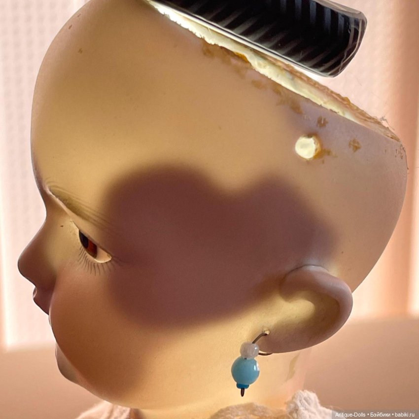 Антикварная немецкая кукла Franz Schmidt, 42 см, ориентировочно 1900 год (фото 7)