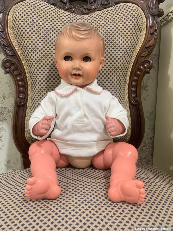Пупс- пумель, рост- 50см — Антикварные куклы (фото 5)