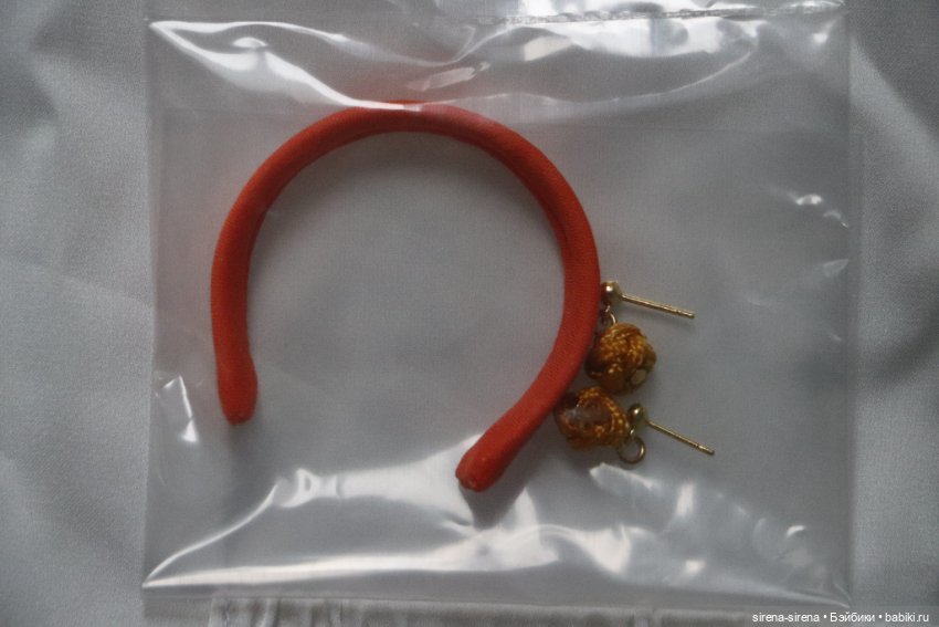 Аутфит, парик, сумочка от мини Тен Пинг от Руби Ред 20 см (фото 6)