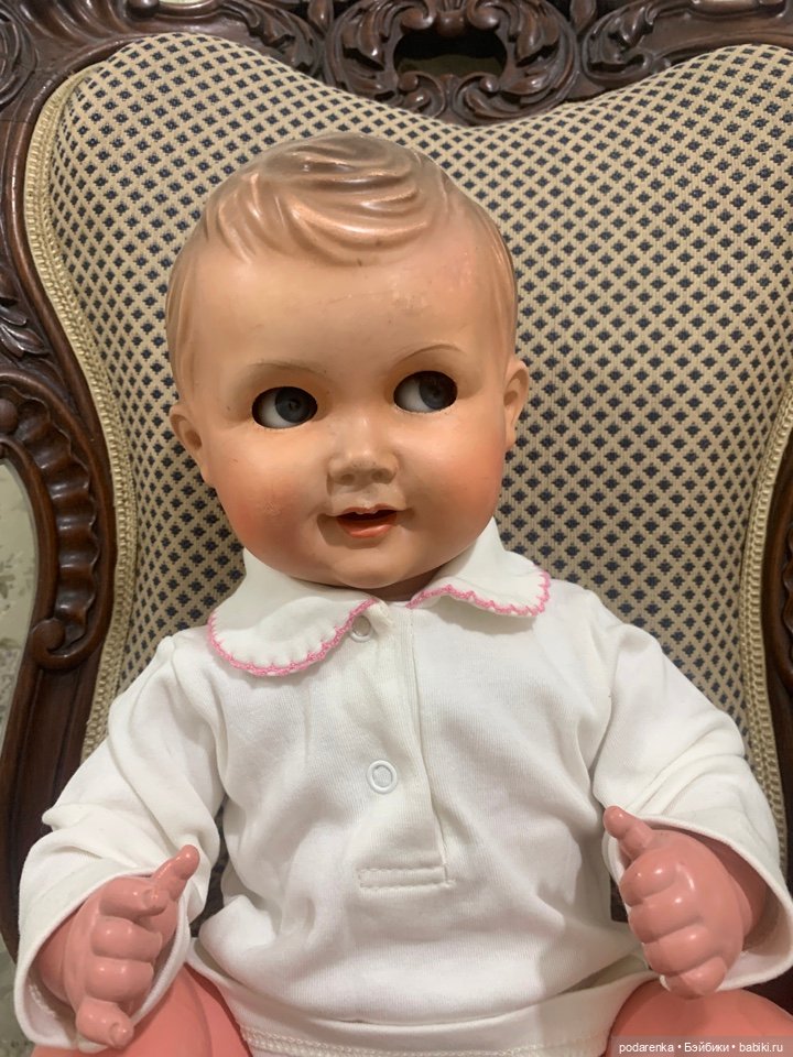 Пупс- пумель, рост- 50см — Антикварные куклы (фото 2)
