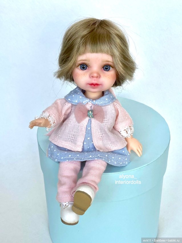 Шарнирная кукла Max&Jessi, 15 см. ООАК