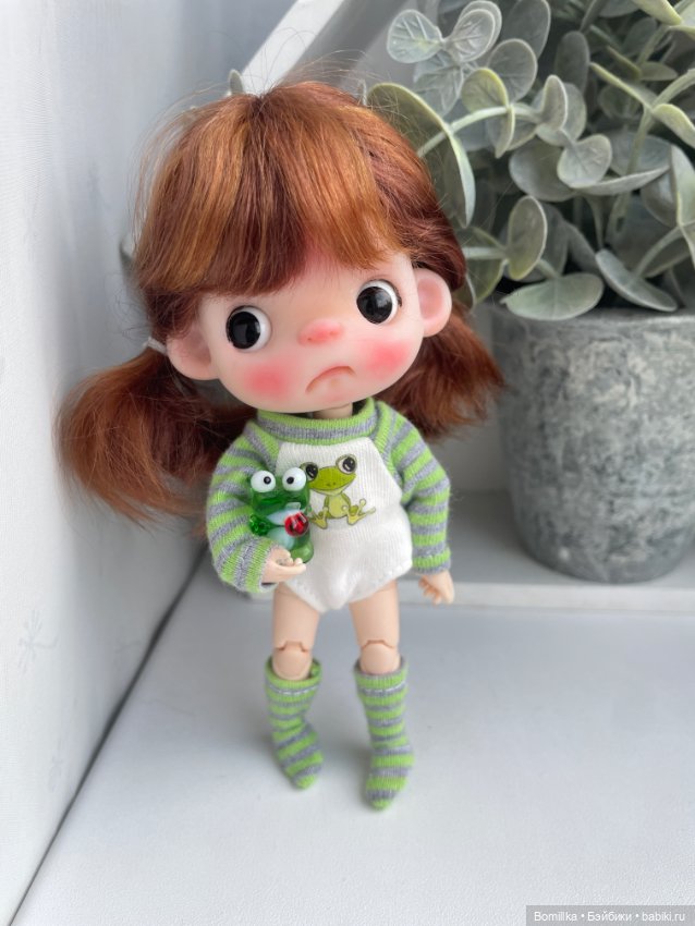 Кукла авторская ob11 obitsu11 бука на теле ddf (фото 6)