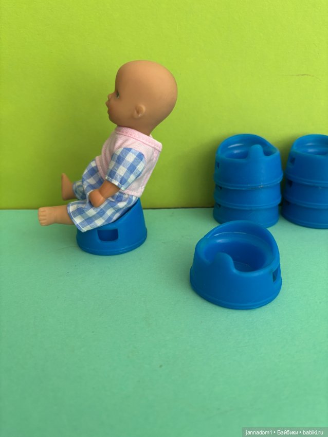 Горшок для пупсиков, размер 4 см * 2,5 см (фото 3)