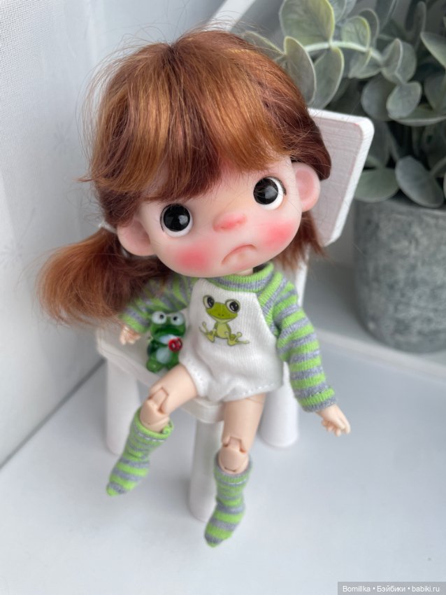 Кукла авторская ob11 obitsu11 бука на теле ddf (фото 4)