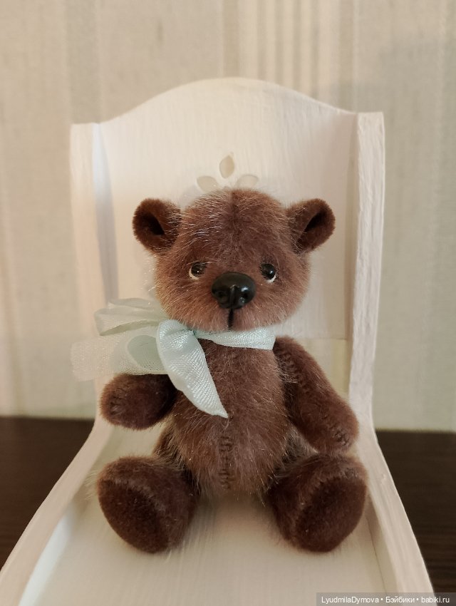 Медвежонок из меха 9 см — Аксессуары для кукольных фотосессий