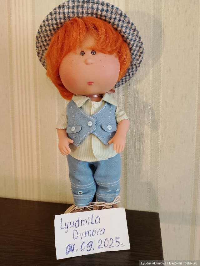 Кукла nines d'onil Мальчик рыжий шарнирный 30 см (фото 2)