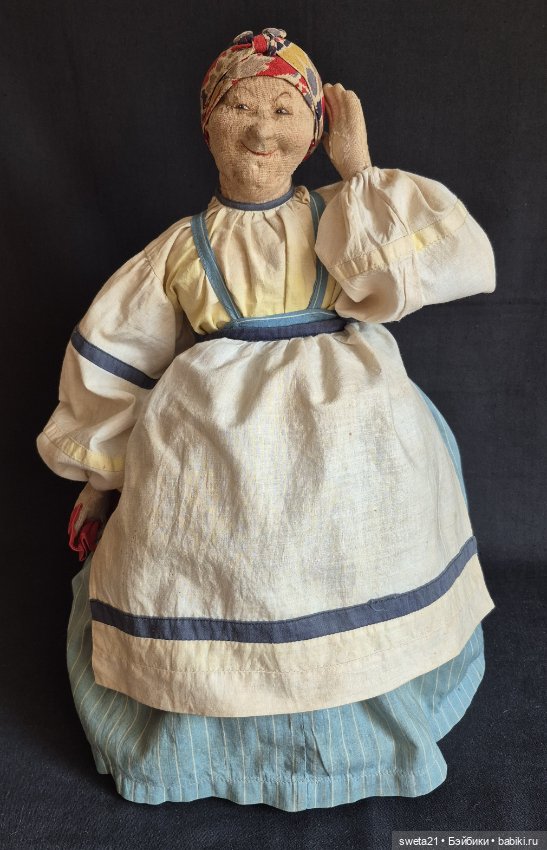 Всекохудожник. Русская артельная кукла-грелка "Сплетница"