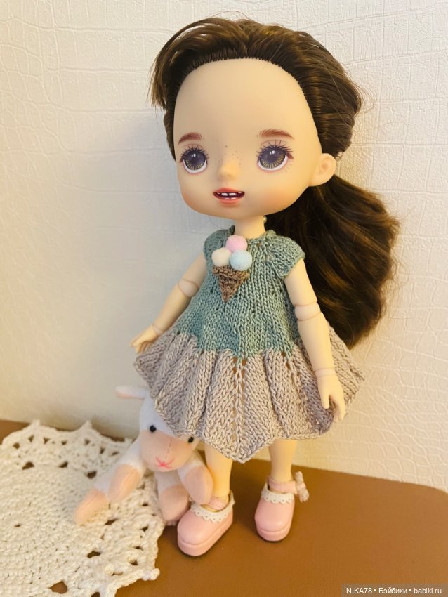 Вязанные наряды для куклы Xiaomi Monst (фото 5)