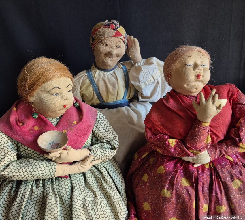 Всекохудожник. Русская артельная кукла-грелка "Сплетница"