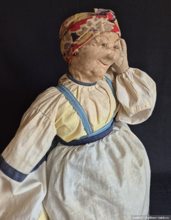 Всекохудожник. Русская артельная кукла-грелка "Сплетница" (фото 5)