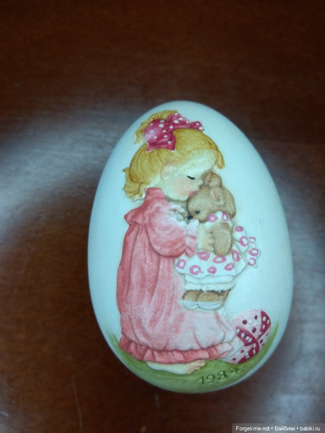 Винтажное пасхальное яйцо 1984 года (фото 4)