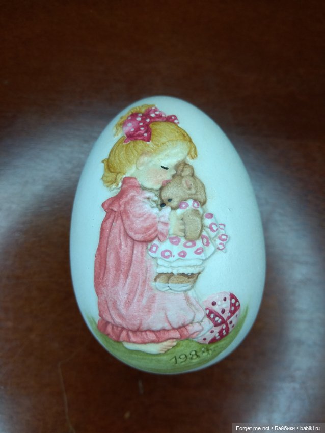 Винтажное пасхальное яйцо 1984 года (фото 5)