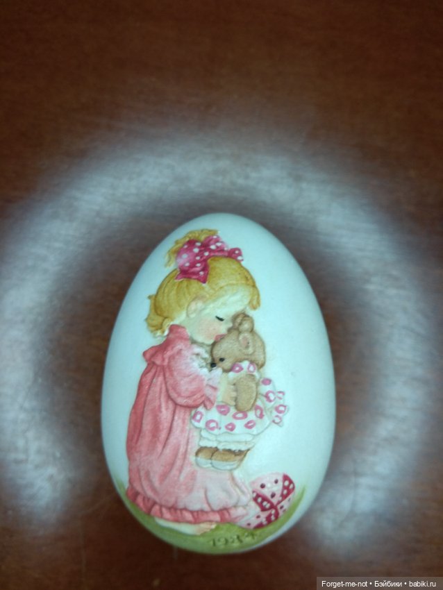 Винтажное пасхальное яйцо 1984 года