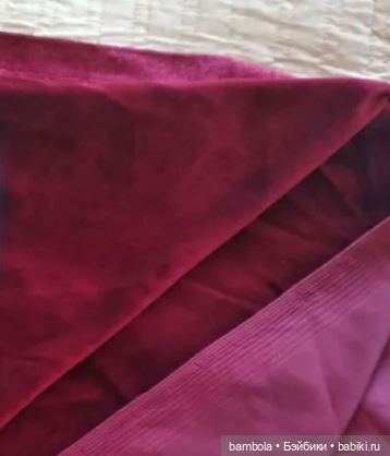 Бархат трикотажный СССР — Ткани (фото 3)