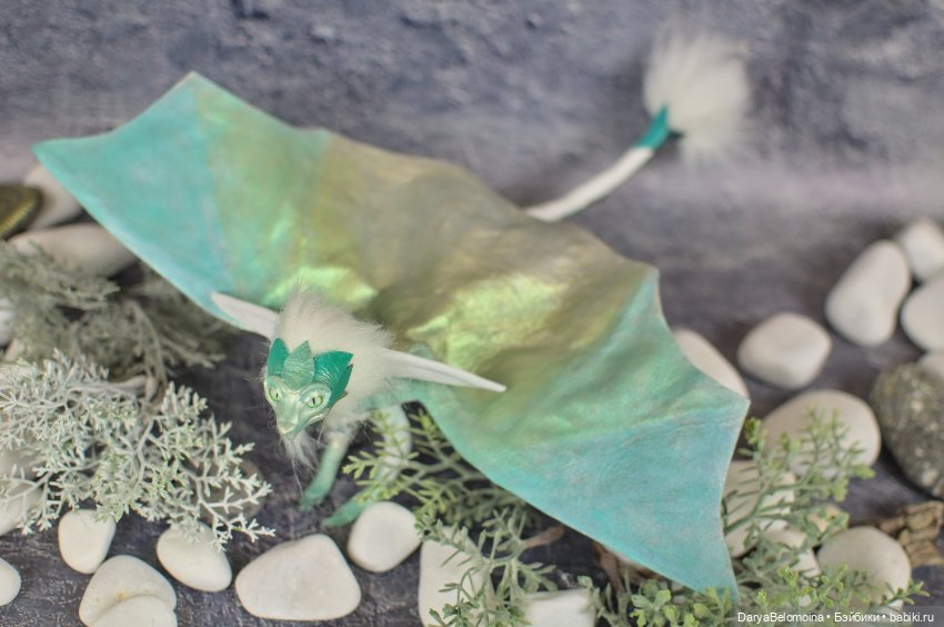 Зеленоглазый дракон — Авторские игрушки (фото 3)
