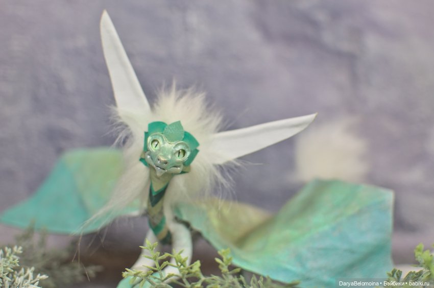 Зеленоглазый дракон — Авторские игрушки (фото 7)