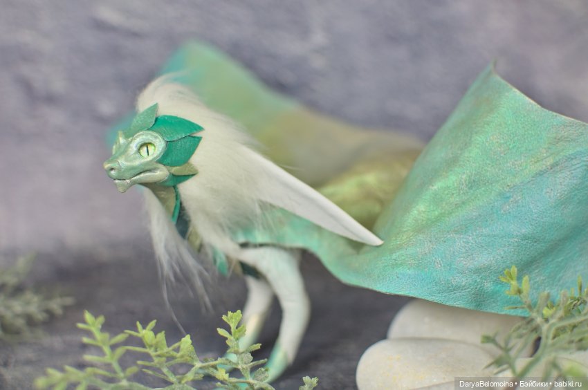 Зеленоглазый дракон — Авторские игрушки (фото 2)