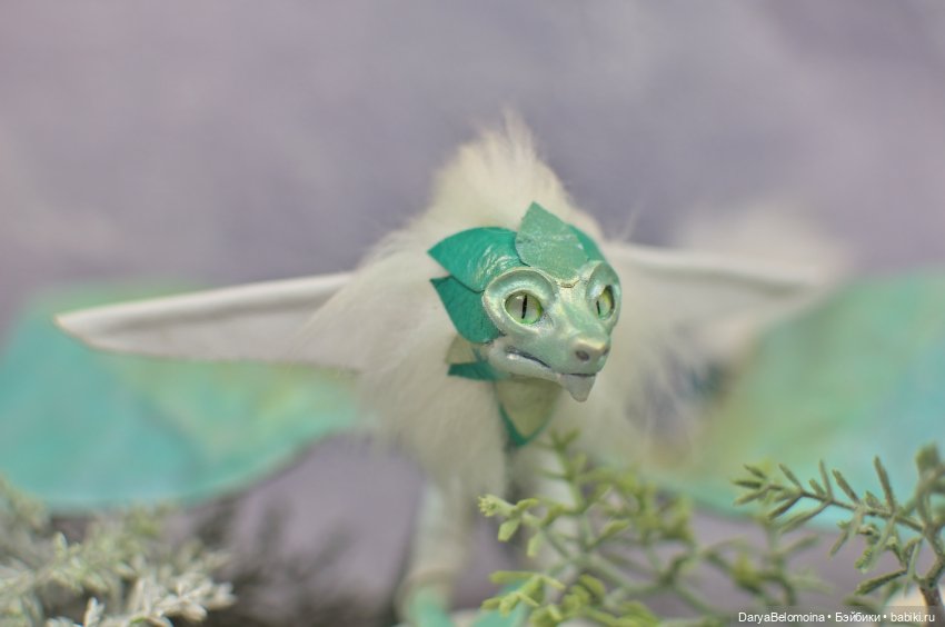 Зеленоглазый дракон — Авторские игрушки (фото 10)