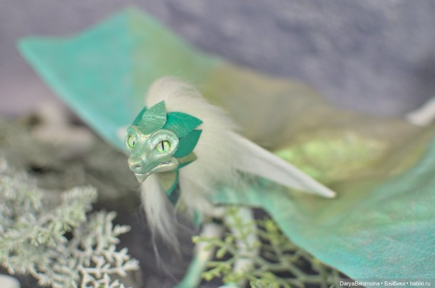 Зеленоглазый дракон — Авторские игрушки (фото 4)