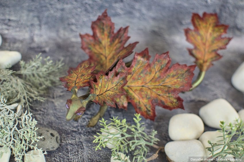 Осенний лиственный дракон (фото 2)