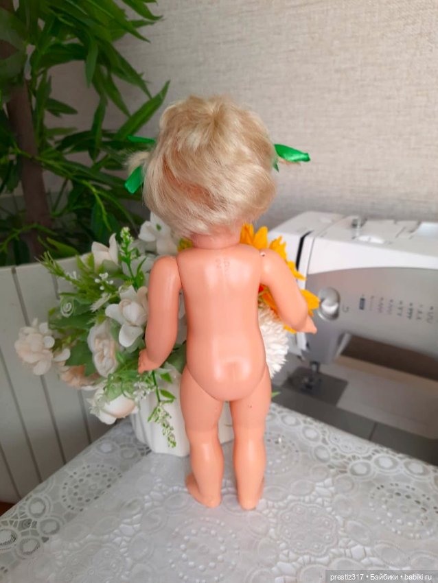 Милая,красивая,нежная,винтажная девочка немецкой компании HV (Ханс Фольк) 25 см (фото 9)