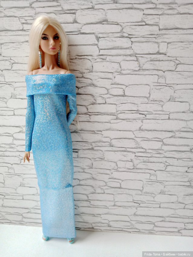 Одежда на Интегрити Фр Менгф mengf платье голубое голографическое (фото 5)