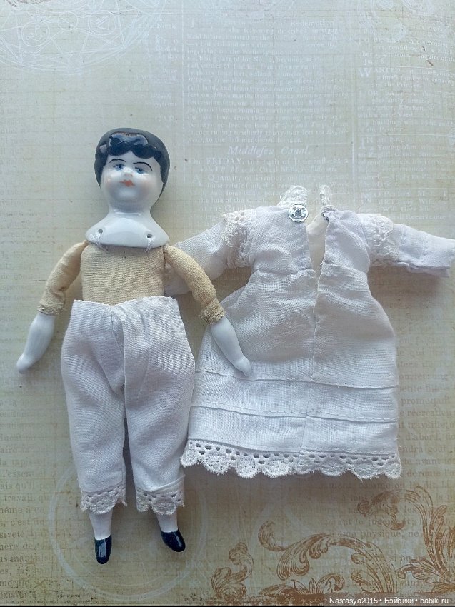 Мэри и ее Аннабель — Реплики антикварных кукол (фото 4)