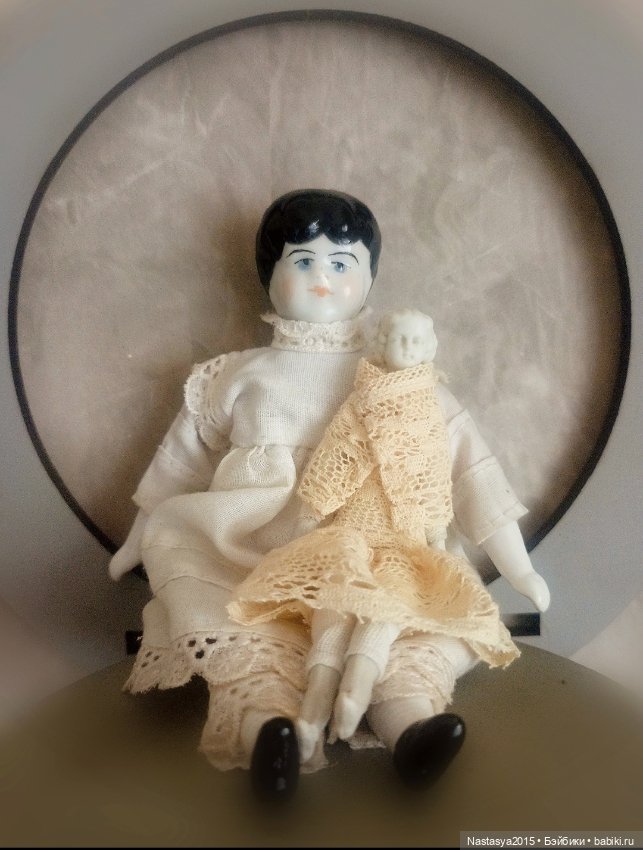 Мэри и ее Аннабель — Реплики антикварных кукол (фото 2)