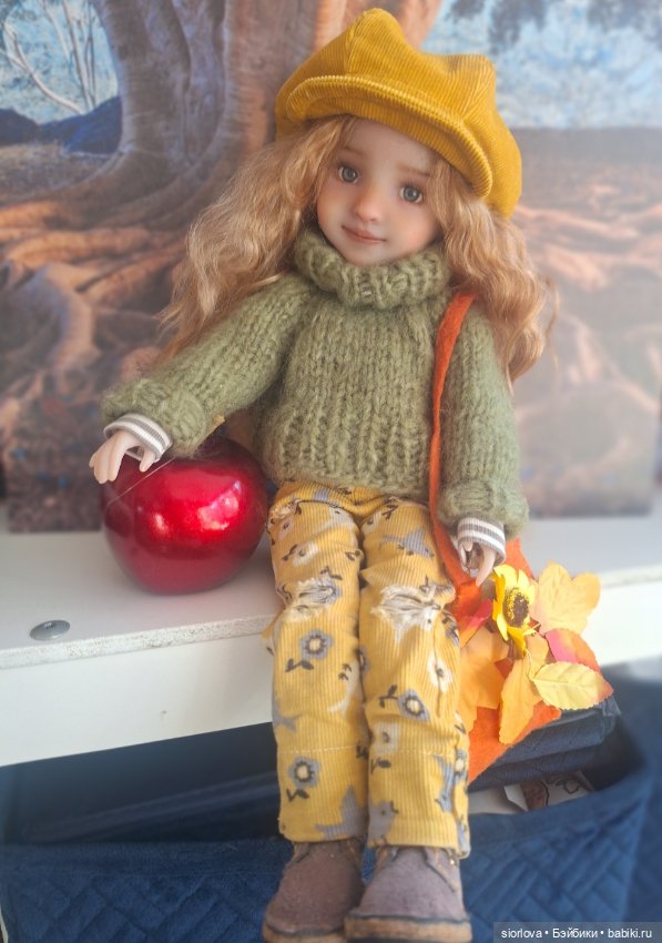 Ruby red ooak Осенняя красавица (фото 6)