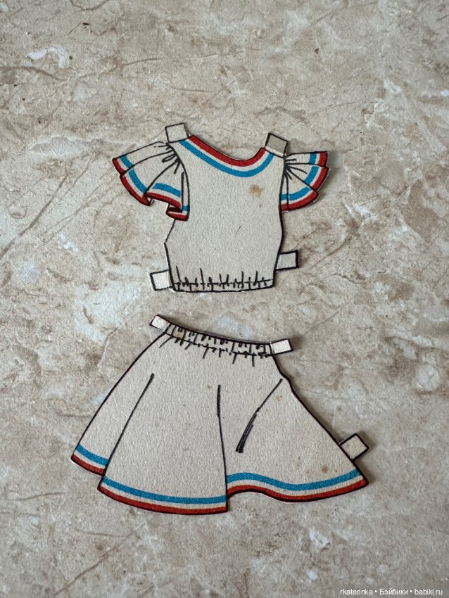 Бумажная кукла из журнала Mujeres 70-х г (фото 7)