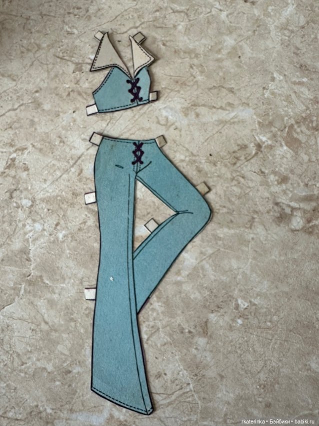 Бумажная кукла из журнала Mujeres 70-х г (фото 6)