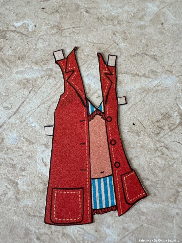 Бумажная кукла из журнала Mujeres 70-х г (фото 3)