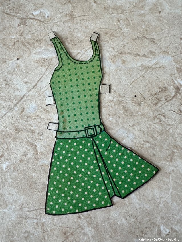 Бумажная кукла из журнала Mujeres 70-х г (фото 4)