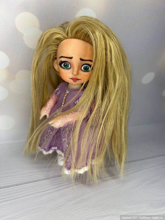 Куколка Ооак Рапунцель — ООАК (кастом куклы) (фото 3)