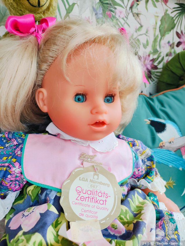 Шикарная винтажная zapf с голосовой коробкой (фото 2)