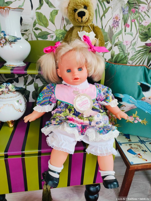 Шикарная винтажная zapf с голосовой коробкой