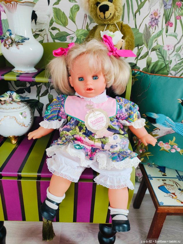 Шикарная винтажная zapf с голосовой коробкой (фото 10)