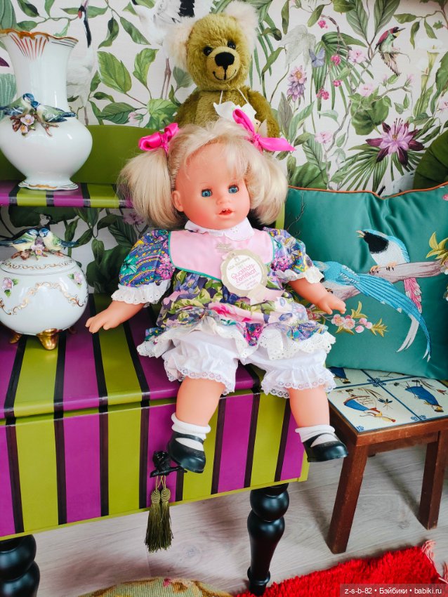 Шикарная винтажная zapf с голосовой коробкой (фото 9)