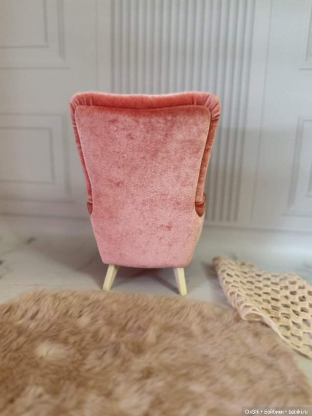Мягкое кресло для кукол ростом 40 см (фото 4)