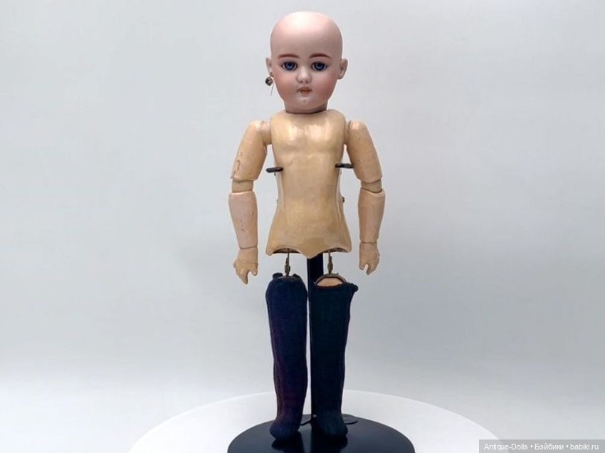 Антикварная немецкая кукла Simon & Halbig, 1079 на теле от Dressel & Pfeiffer (DEP) (фото 9)