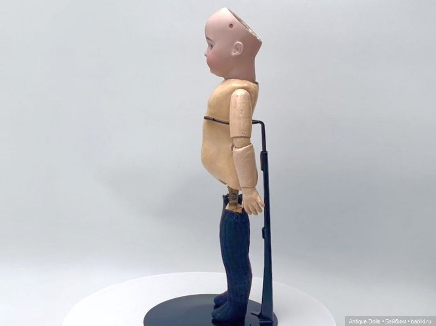 Антикварная немецкая кукла Simon & Halbig, 1079 на теле от Dressel & Pfeiffer (DEP) (фото 8)