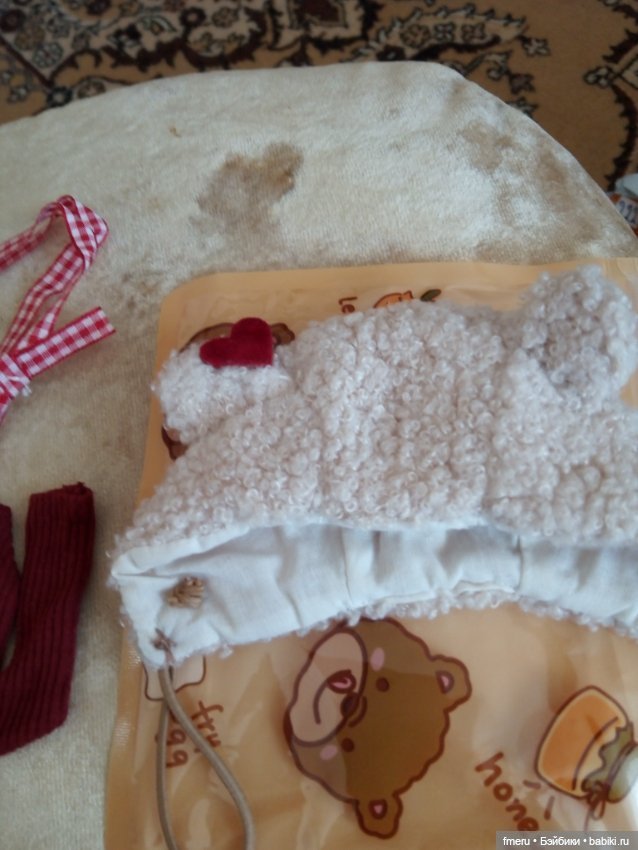 Xiaomi monst куколка Мишка с медвежьей шапочкой (фото 4)