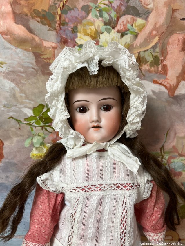 Очаровательная куколка кабинетного размера Ernst Heubach 1912 рост 39 см (фото 2)